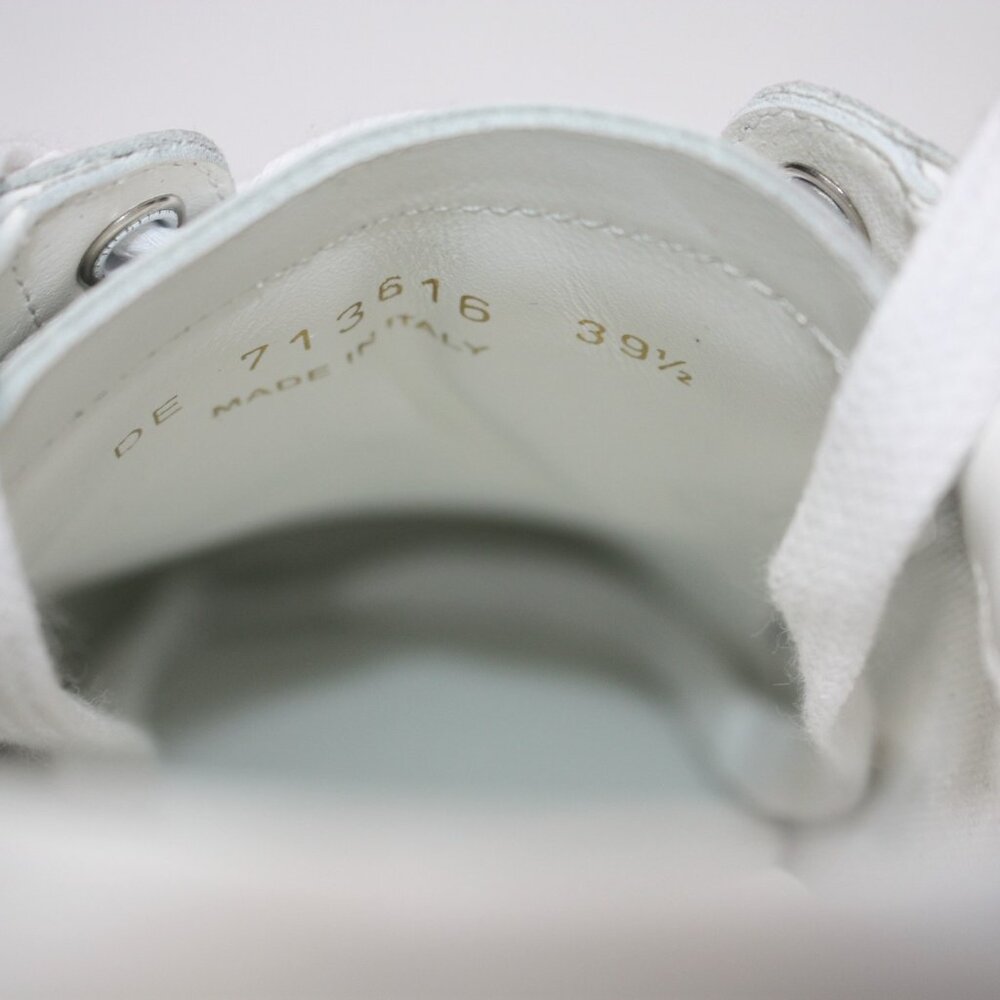 Saint Laurent Studded Star White Sneakers Shoes in size EU 39.5 / US 9.5 NEW - Picture 6 of 7